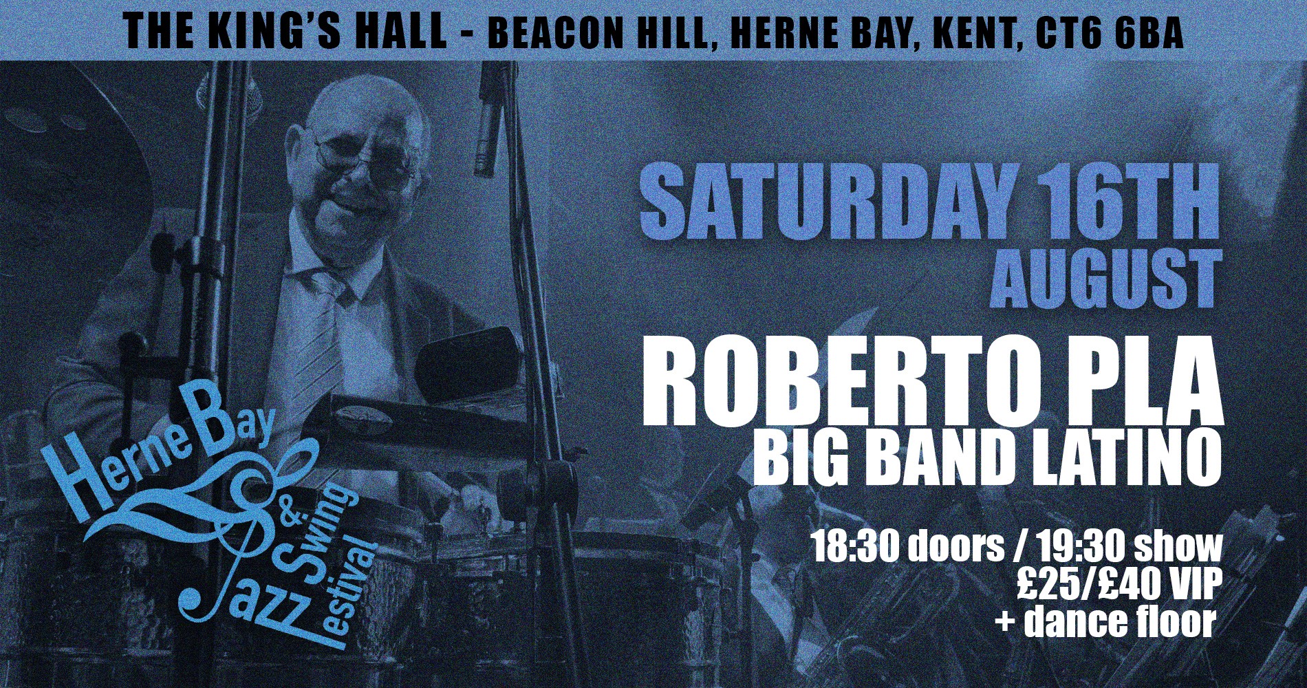 Herne Bay Jazz presents Roberto Pla Big Band Latino